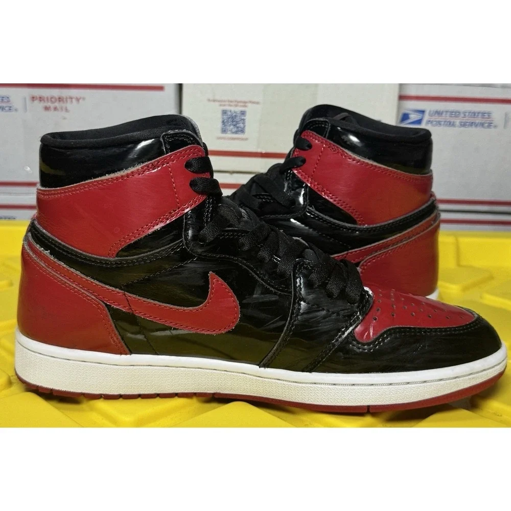 Size 9 - Jordan 1 Retro OG High Patent Bred